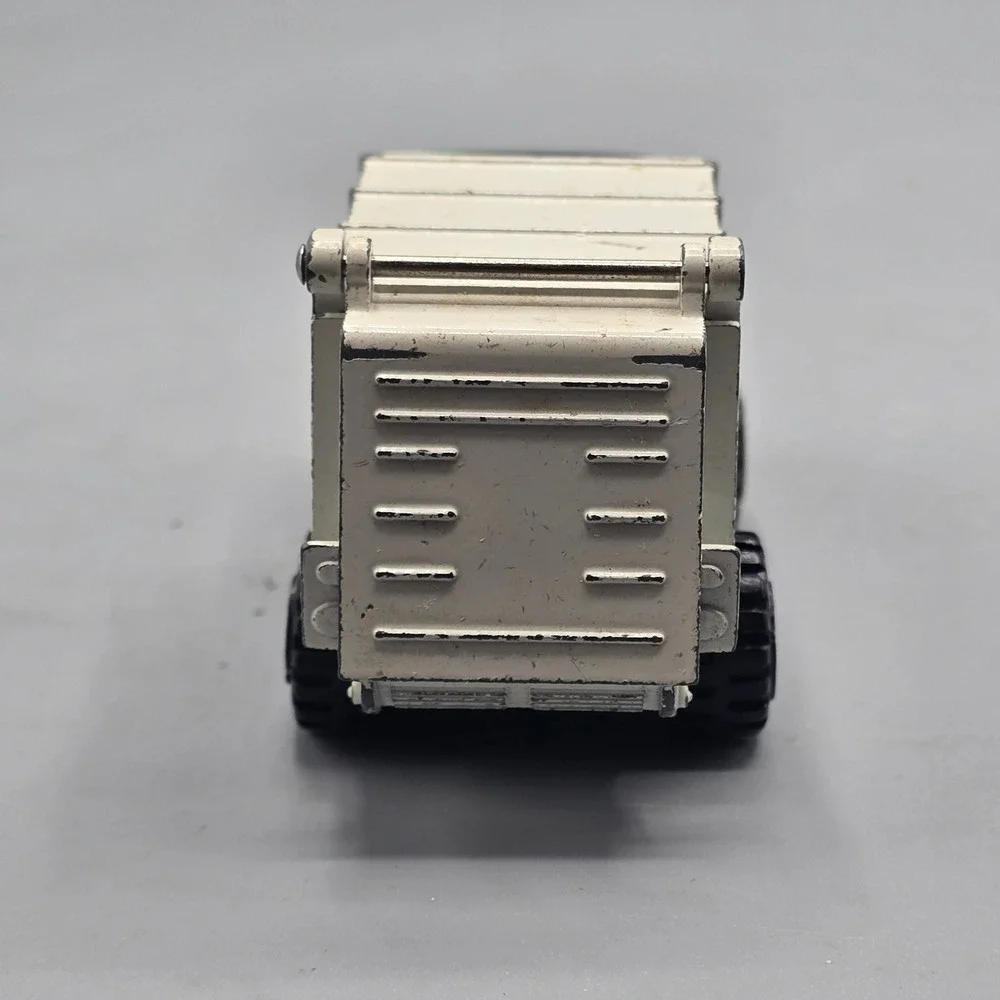 Vintage Tonka Diecast Garbage Truck Green White Made in Japan Toy Vehicle